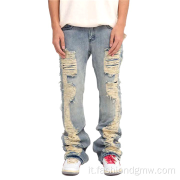 Nappe di High Street Jeans strappati da uomo